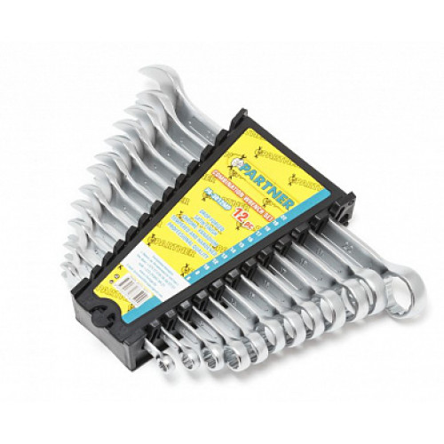 Набор ключей комбинированных 12пр. в пласт.держателе PA-3012MP PARTNER