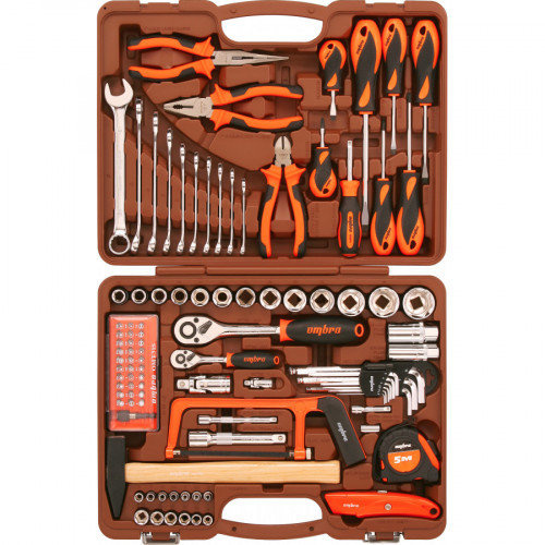 НАБОР ИНСТРУМЕНТА 101пр. 1/4",1/2" ( 6ГРАН.) S04H24101S JONNESWAY