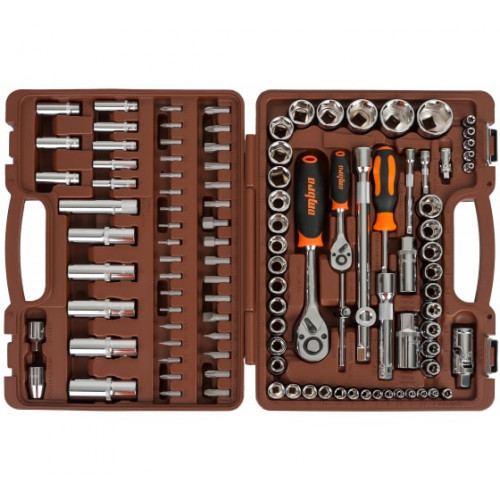 НАБОР ИНСТРУМЕНТА 108пр. 1/4". 1/2". 3/8"  6гр Ombra ОМТ108S